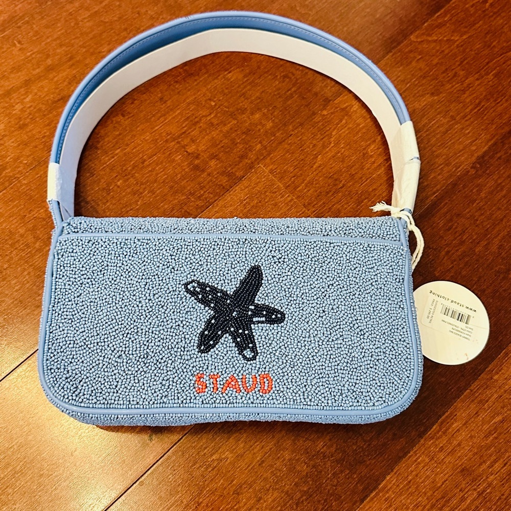 Staud Tommy Beaded Bag Staudines Sardine Purse NWT - Picture 5 of 13